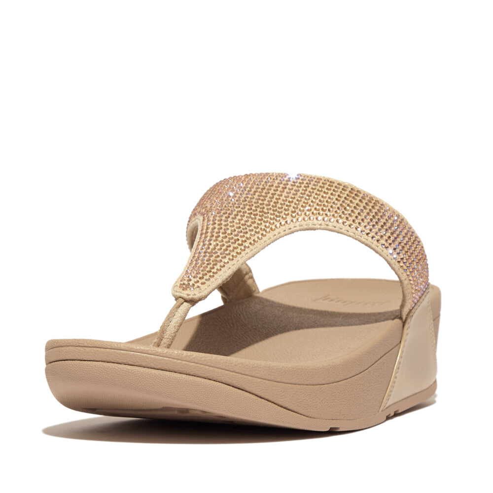 Crystal Toe-Post Sandals LULU Microwobbleboard