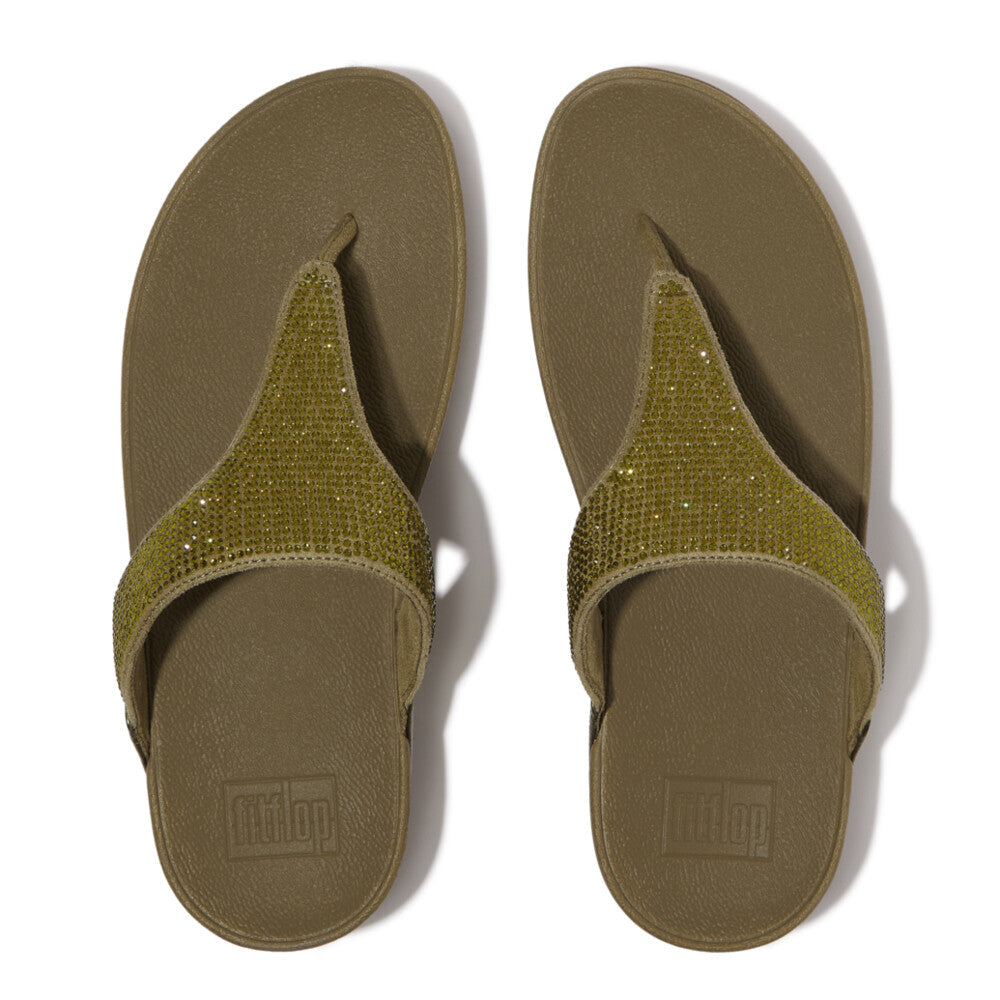 Crystal Toe-Post Sandals LULU Microwobbleboard