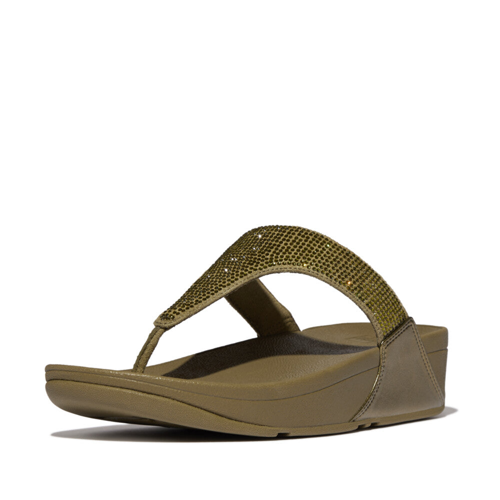 Crystal Toe-Post Sandals LULU Microwobbleboard