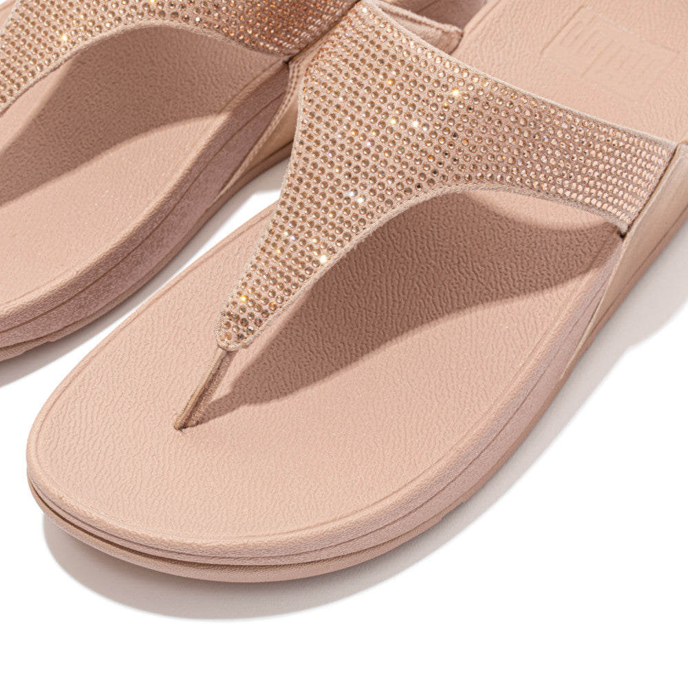 Crystal Toe-Post Sandals LULU Microwobbleboard