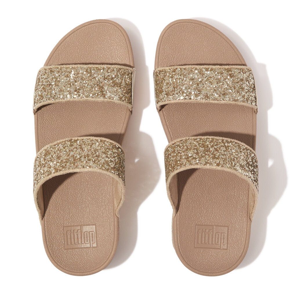 FitFlop FitFlop LULU Glitter Slide Sandals    