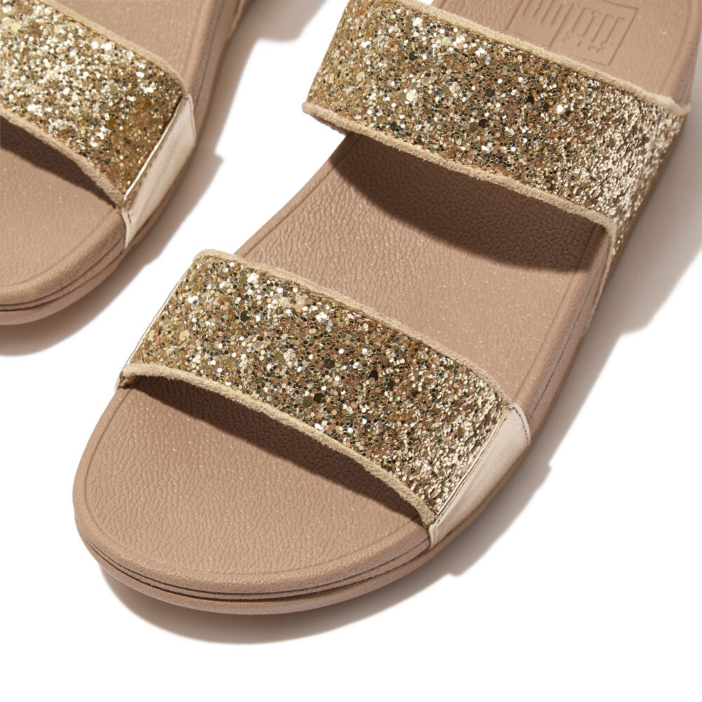 FitFlop FitFlop LULU Glitter Slide Sandals    