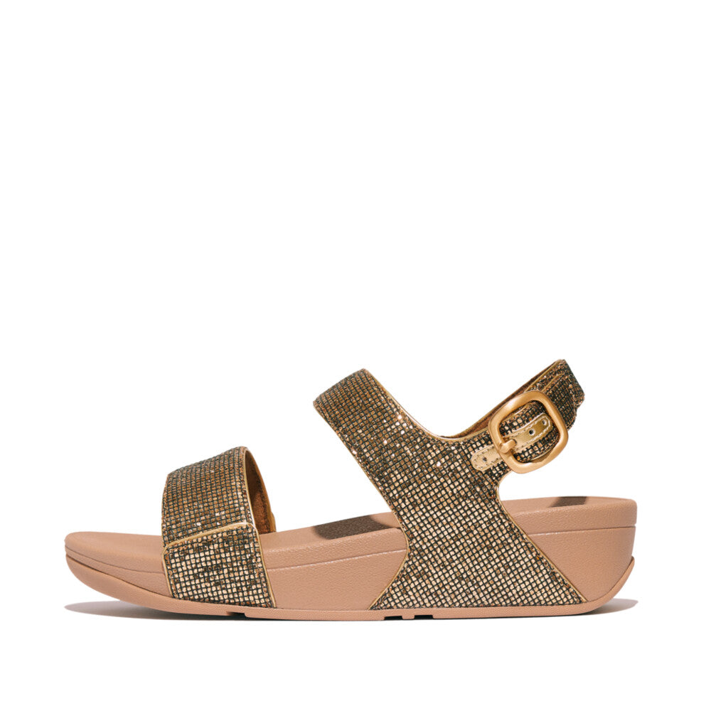 FitFlop Lulu Glitterball Back-Strap Microwobbleboard Old Gold 4