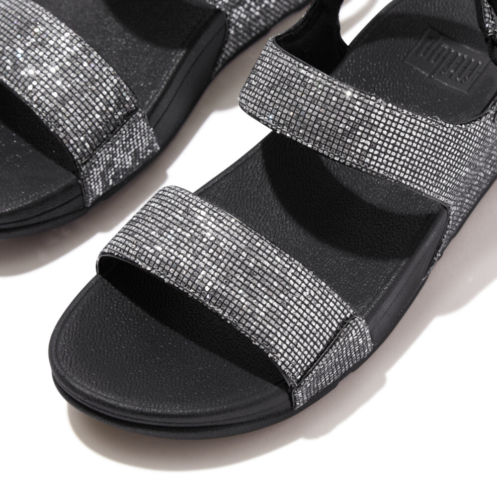 FitFlop Lulu Glitterball Back-Strap Microwobbleboard