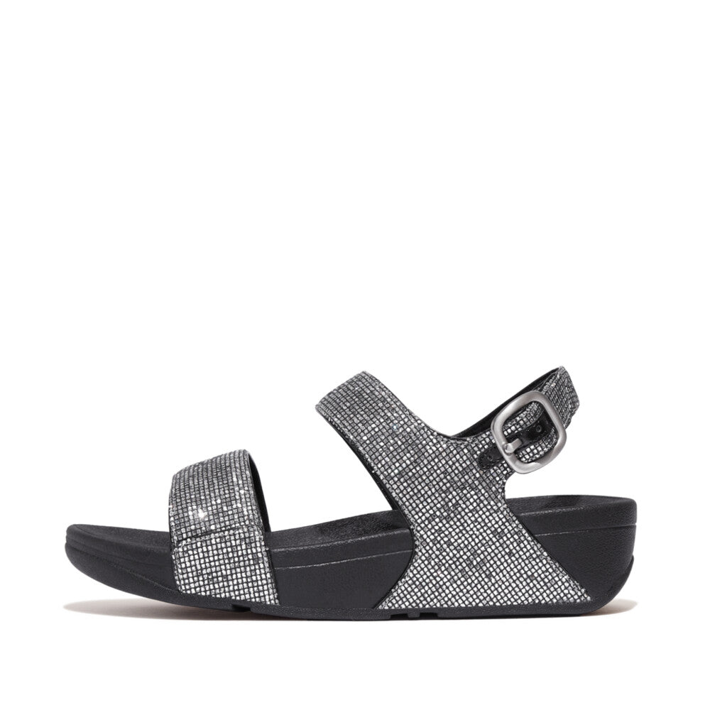FitFlop Lulu Glitterball Back-Strap Microwobbleboard Silver 3