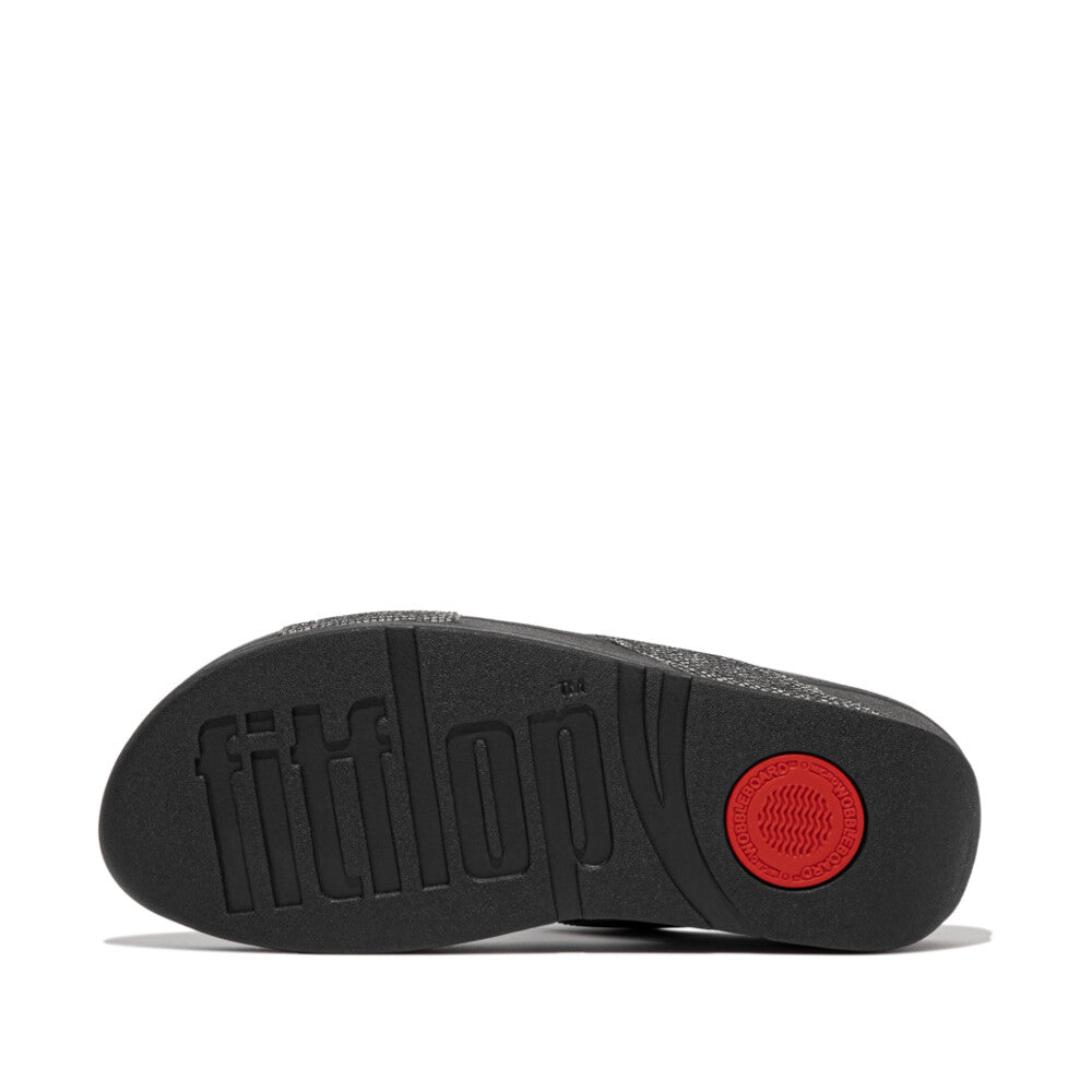 FitFlop FitFlop LULU Glitterball Cross Slide Microwobbleboard