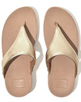 Lulu Leather Toe-Post Sandals