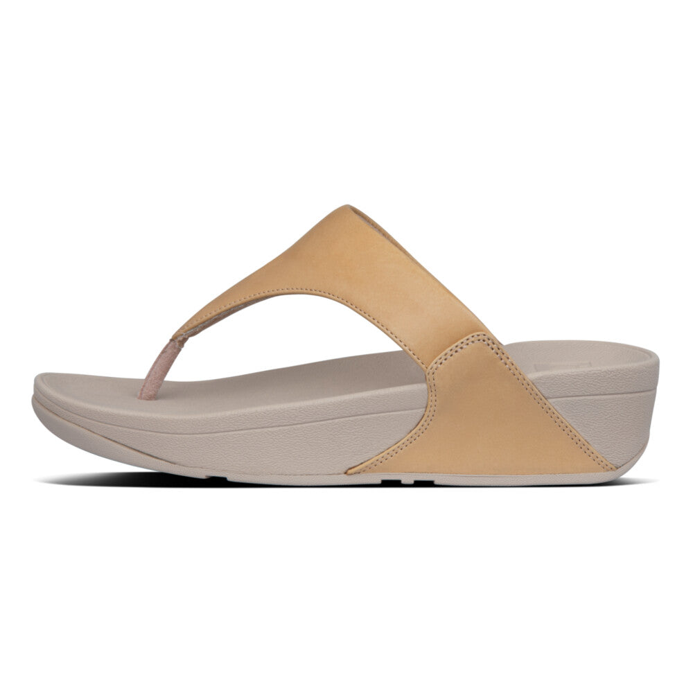 Lulu Leather Toe-Post Sandals