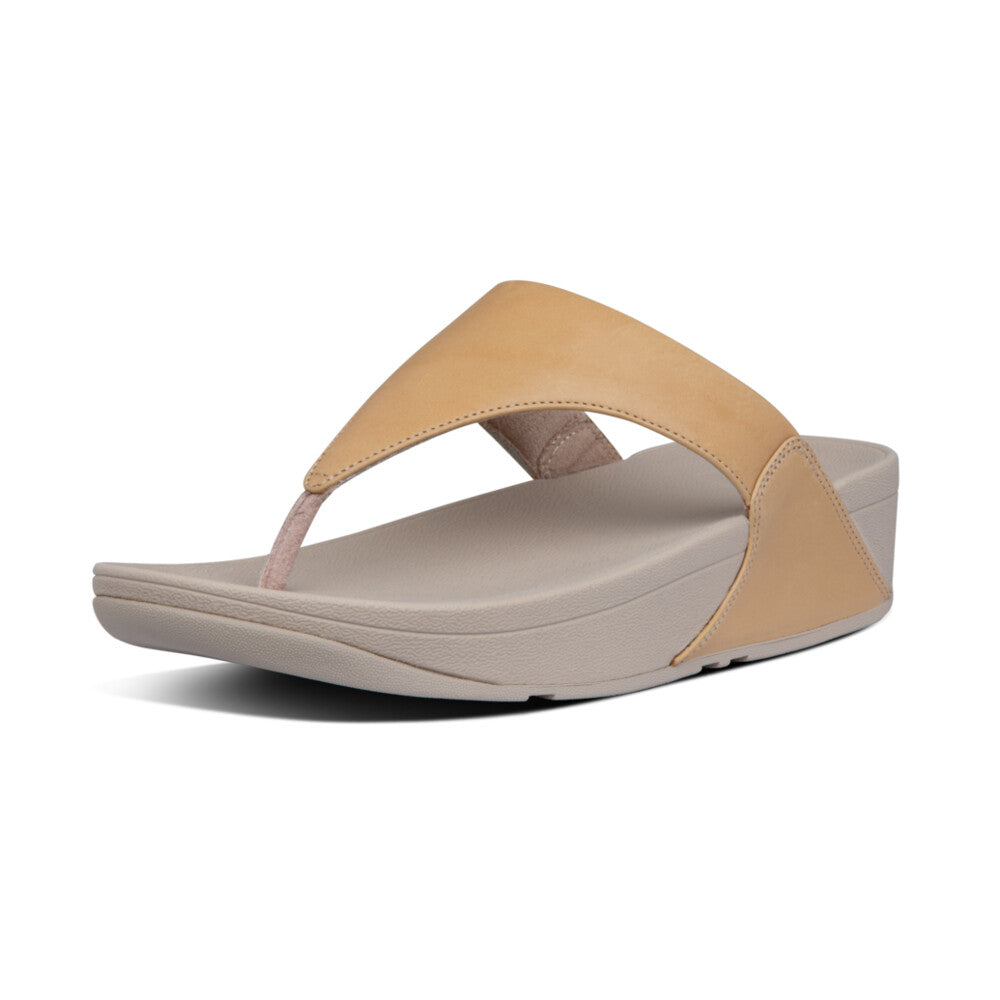 Lulu Leather Toe-Post Sandals