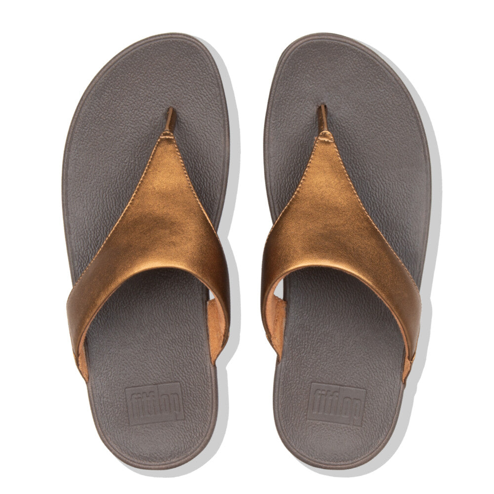 Lulu Leather Toe-Post Sandals