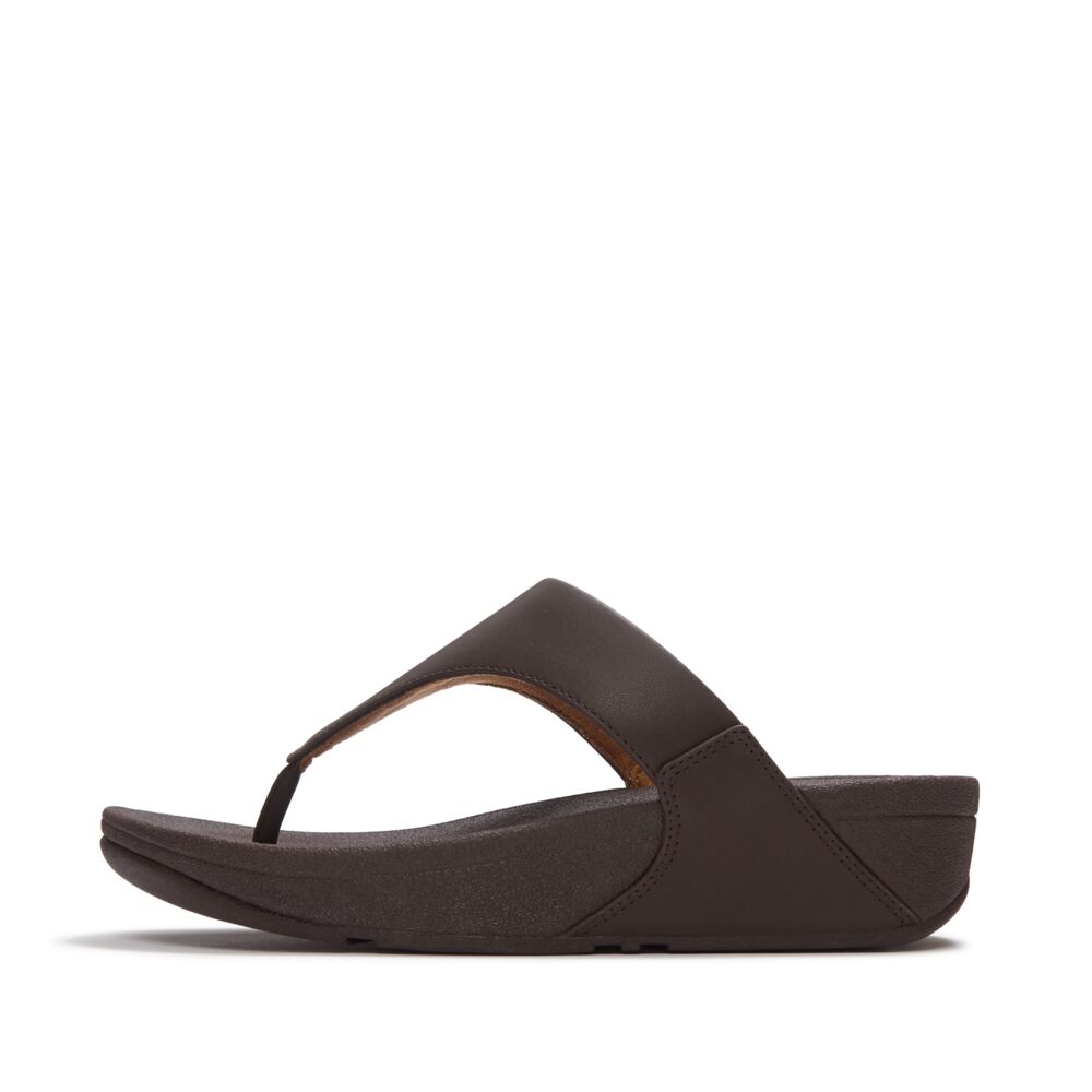 FitFlop LULU Leather Toe-Post Sandals