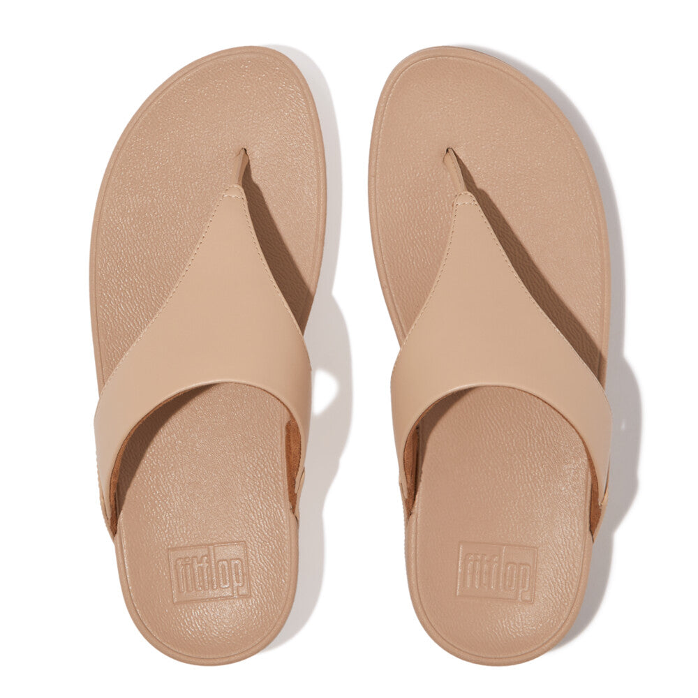 Lulu Leather Toe-Post Sandals