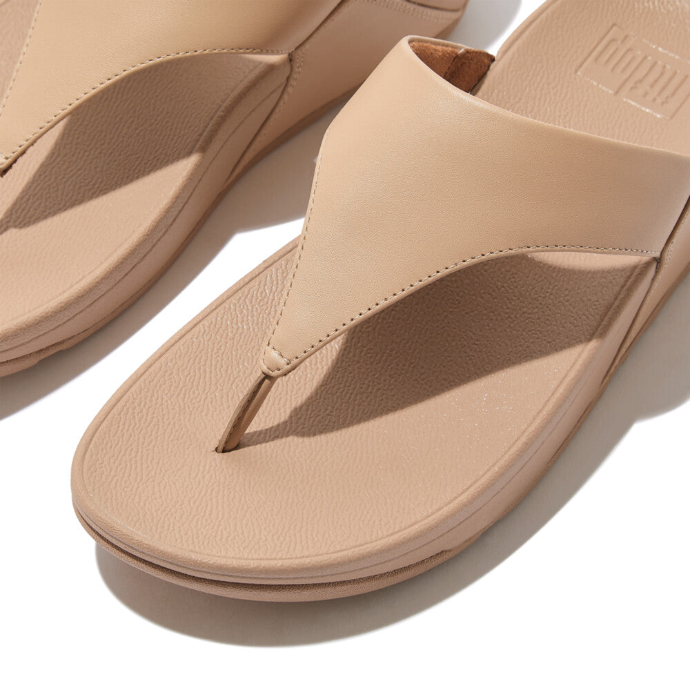 Lulu Leather Toe-Post Sandals