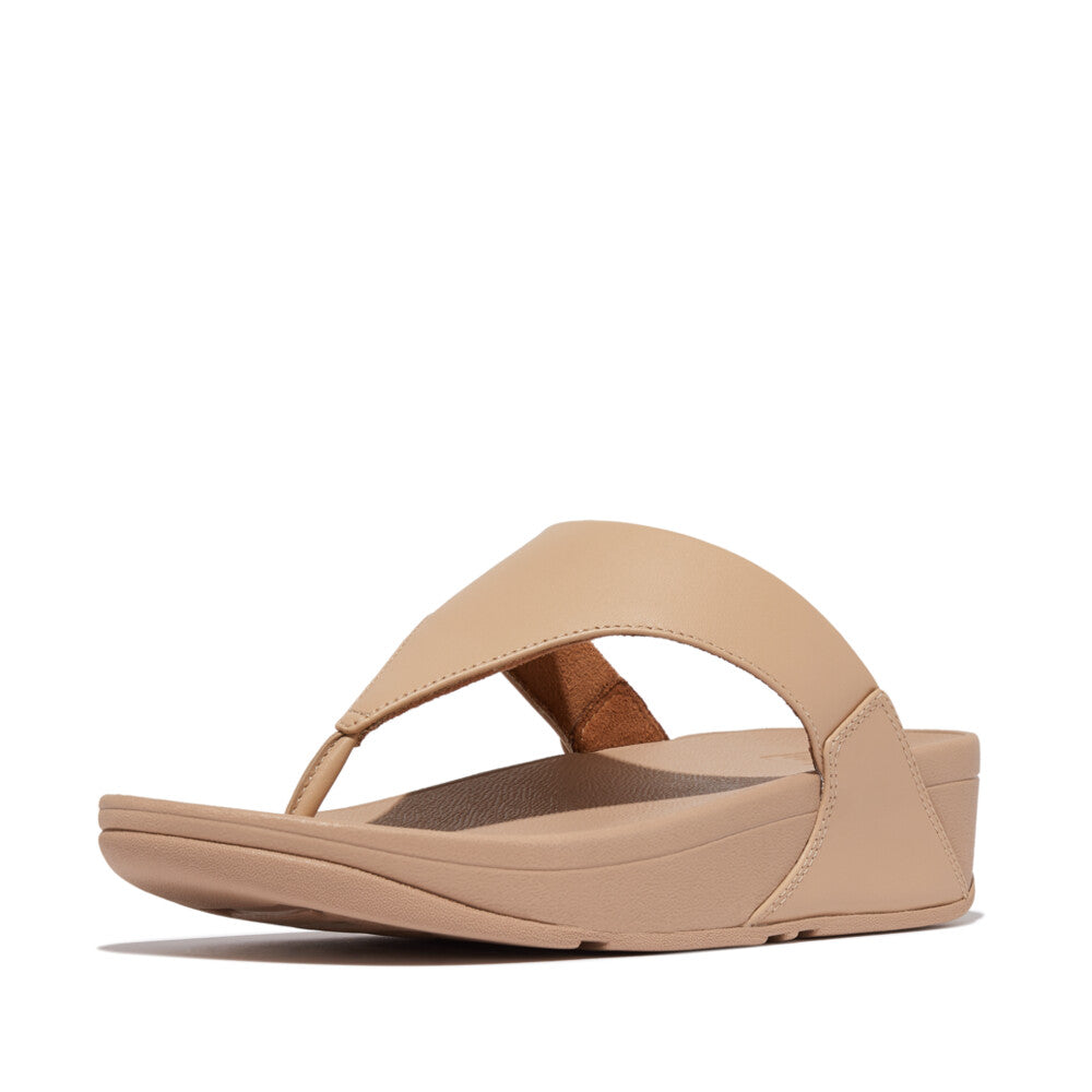 Lulu Leather Toe-Post Sandals