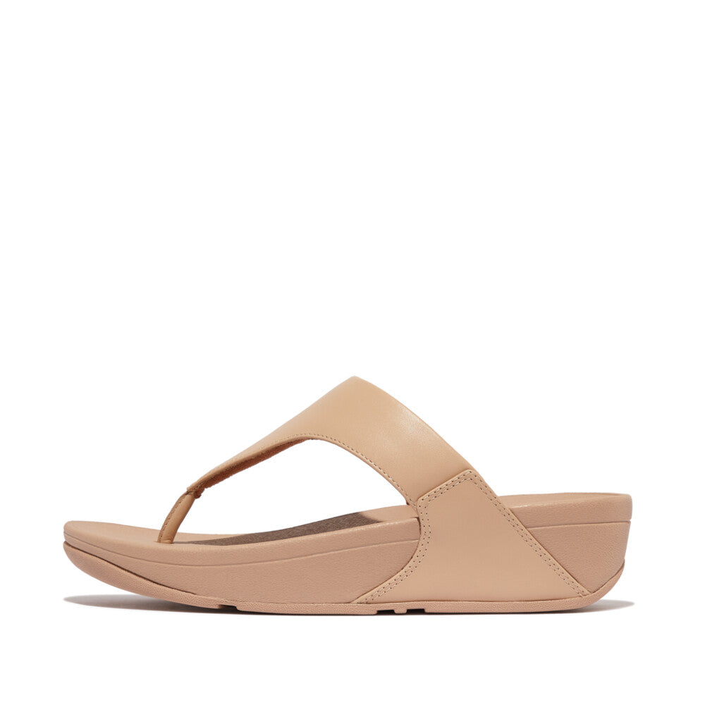 Lulu Leather Toe-Post Sandals