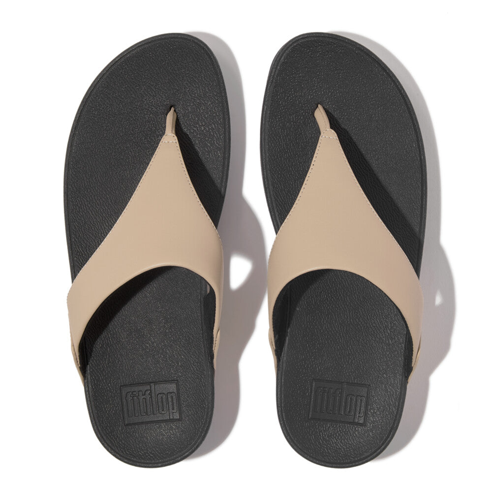 Lulu Leather Toe-Post Sandals