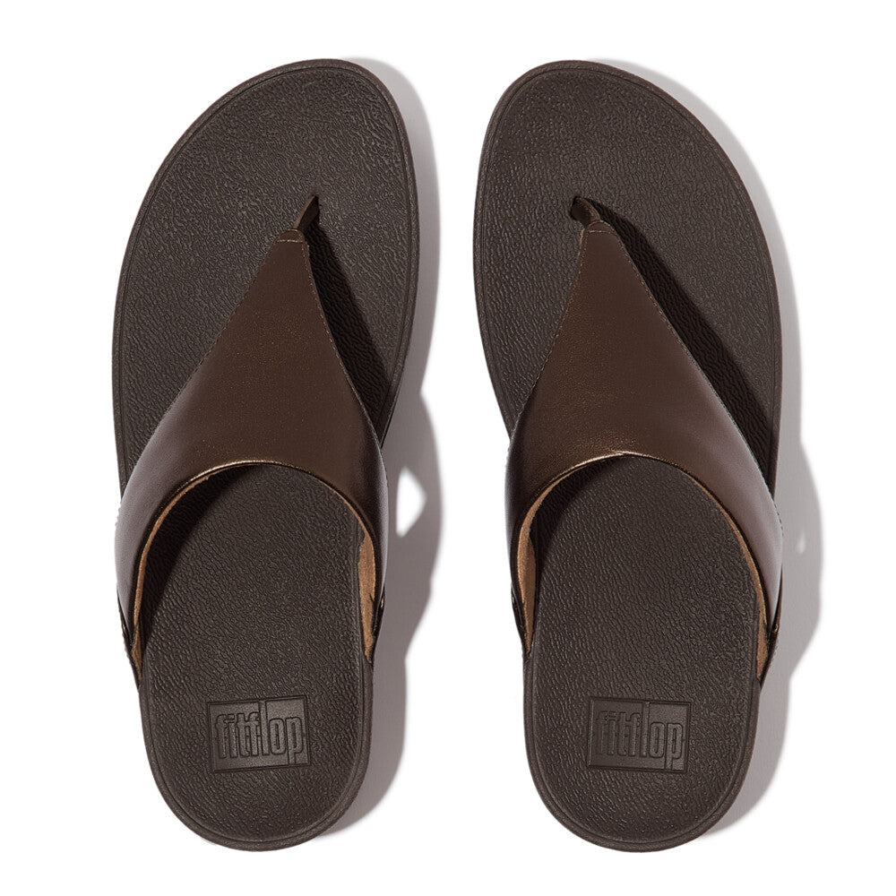 Lulu Leather Toe-Post Sandals