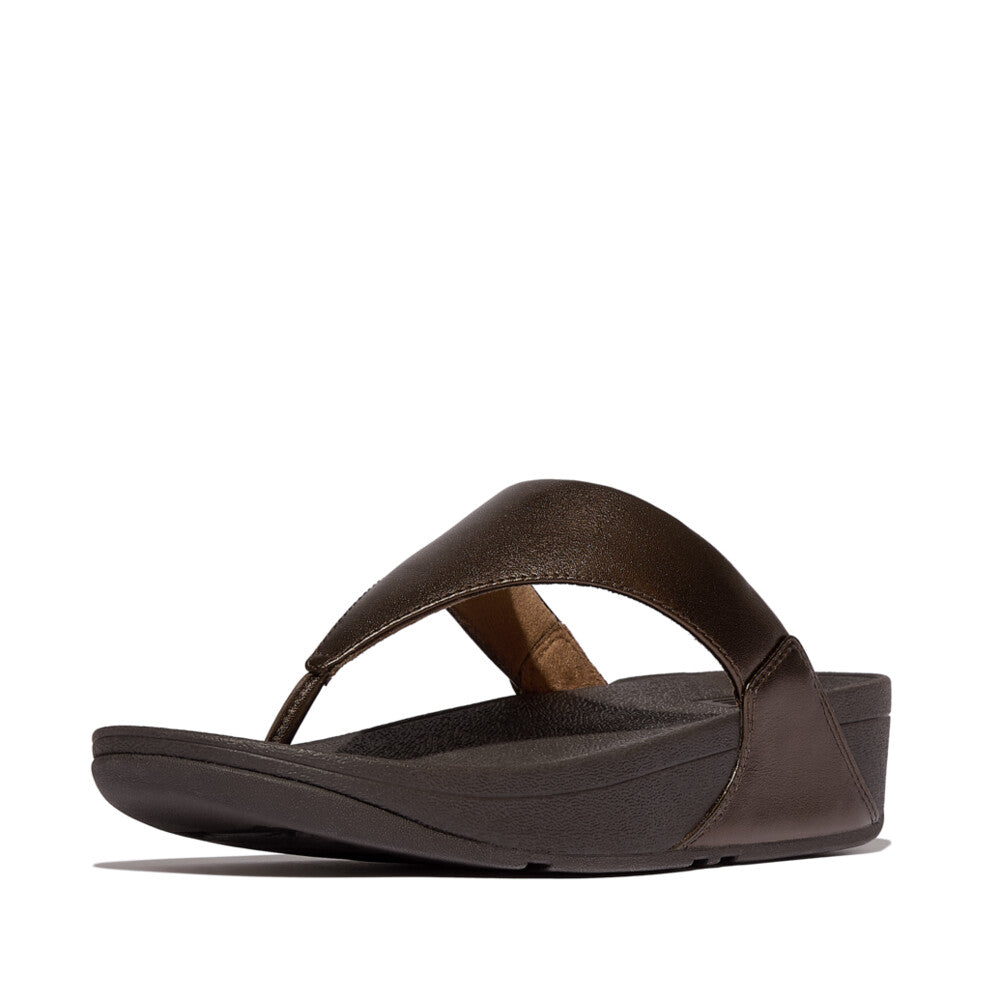Lulu Leather Toe-Post Sandals