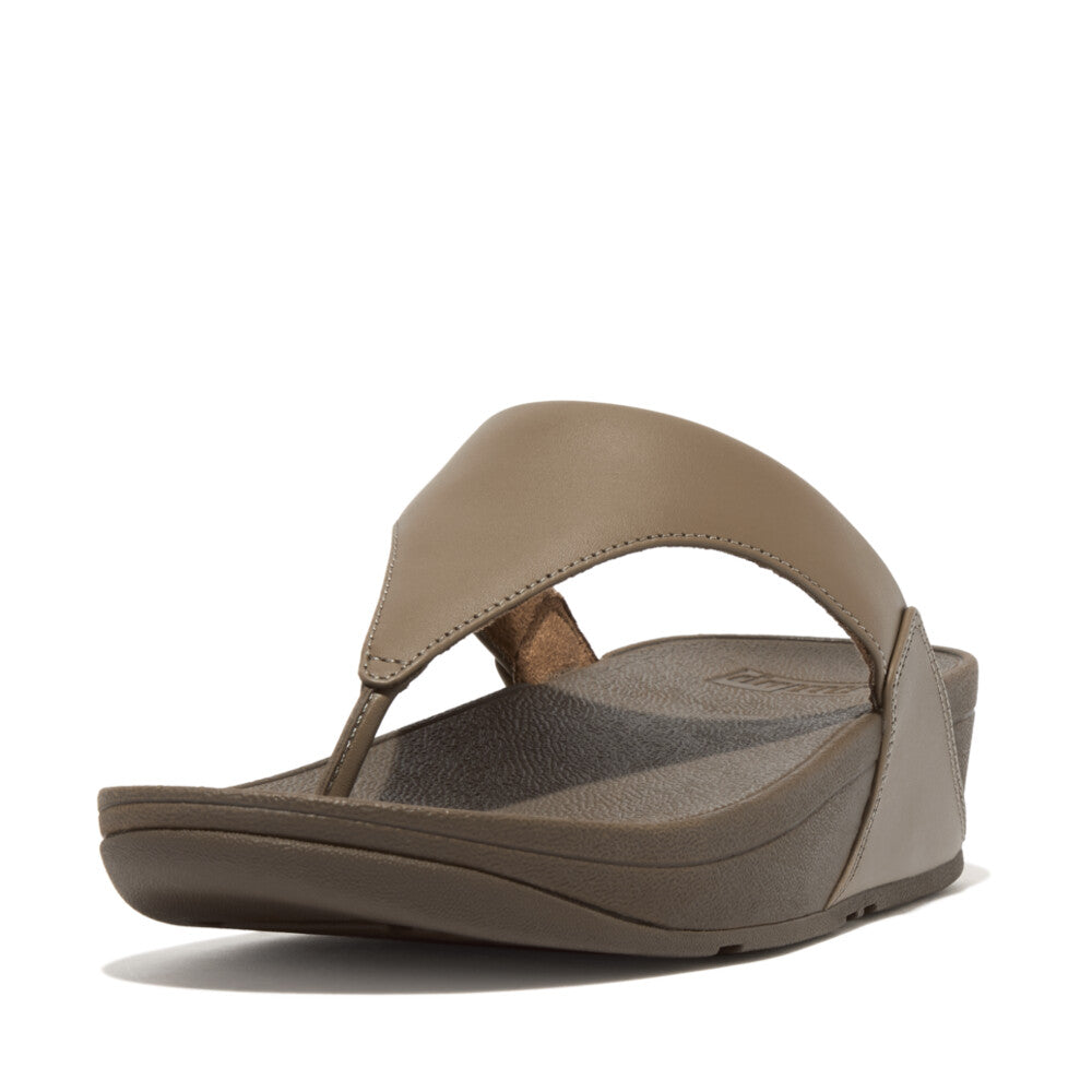 Lulu Leather Toe-Post Sandals