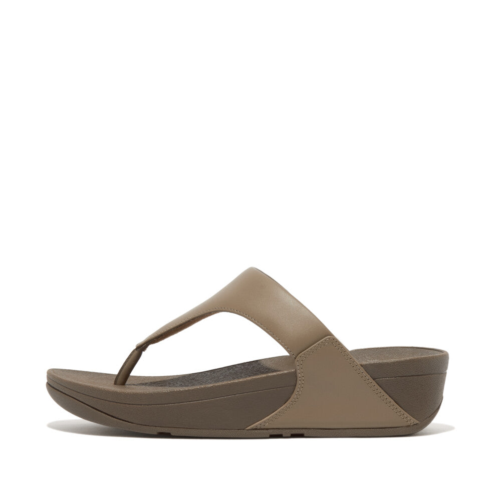 Lulu Leather Toe-Post Sandals