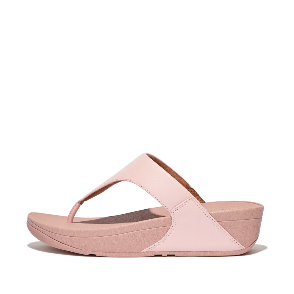 Lulu Leather Toe-Post Sandals
