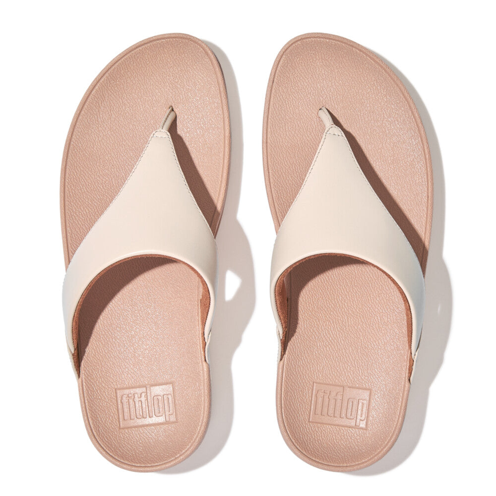 Lulu Leather Toe-Post Sandals