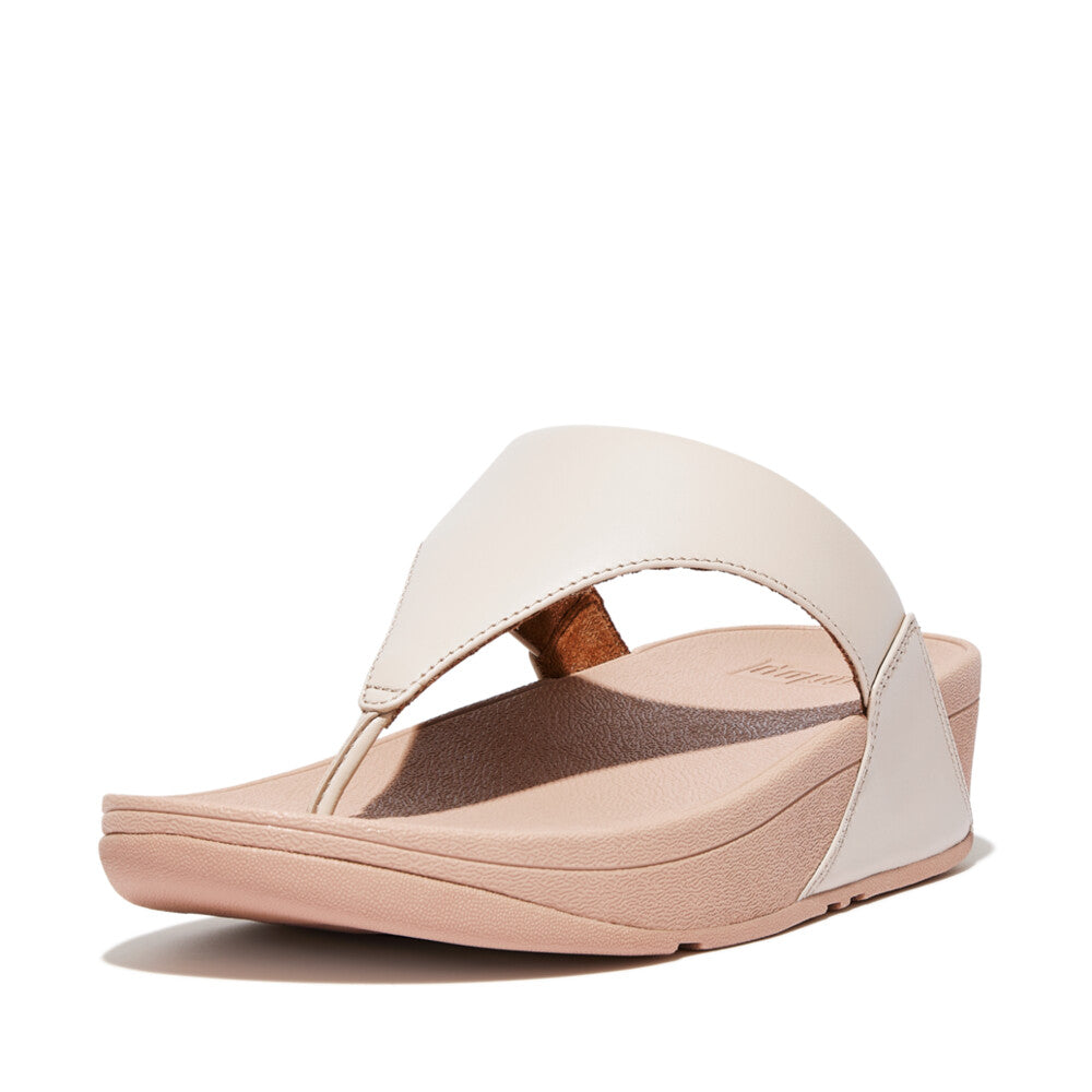 Lulu Leather Toe-Post Sandals