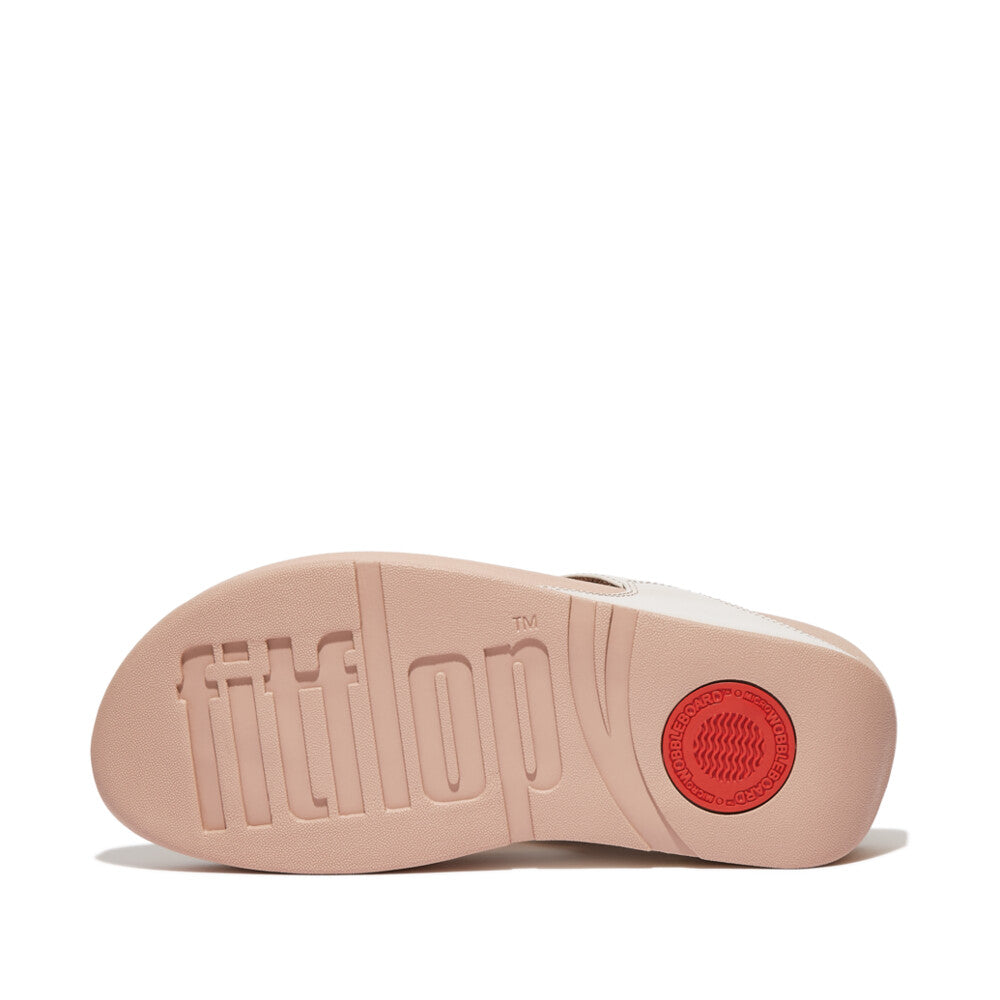 Lulu Leather Toe-Post Sandals