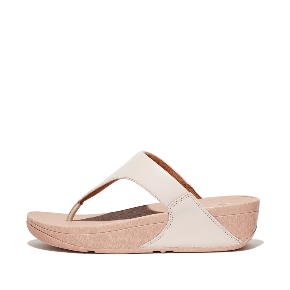 Lulu Leather Toe-Post Sandals