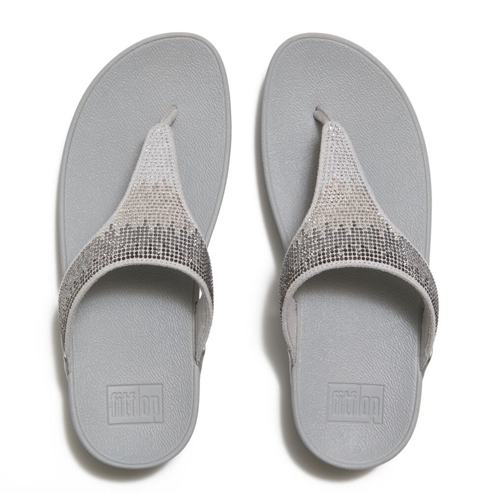 FitFlop Lulu Ombre Crystal Toe-Post Sandals