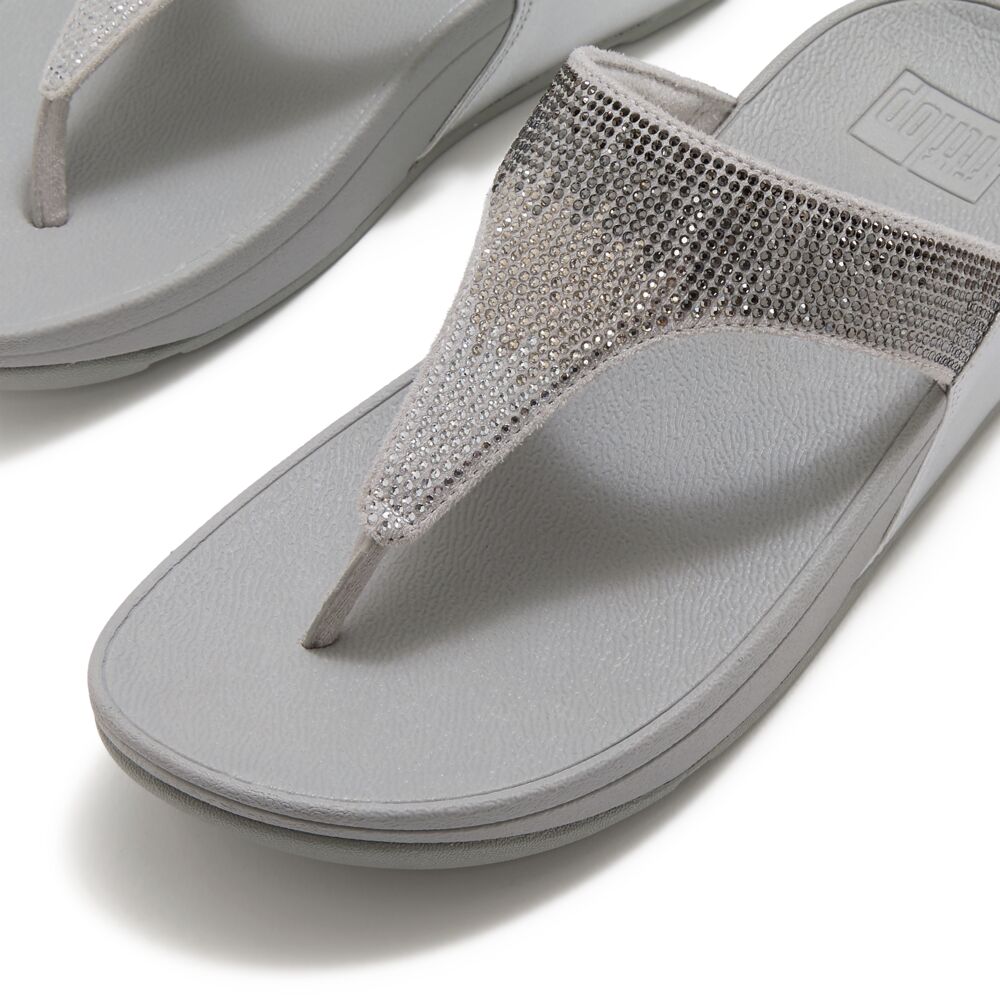 FitFlop Lulu Ombre Crystal Toe-Post Sandals