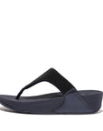 FitFlop FitFlop LULU Opul Leather Toe-Post Sandals  Midnight Navy 3 