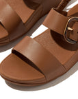 FitFlop LULU Resin-Buckle Leather Back-starp Sandals