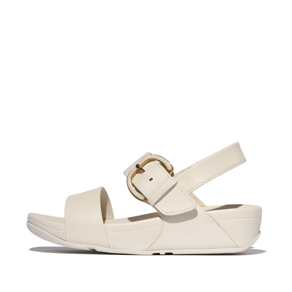 FitFlop LULU Resin-Buckle Leather Back-starp Sandals