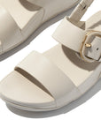 FitFlop LULU Resin-Buckle Leather Back-starp Sandals