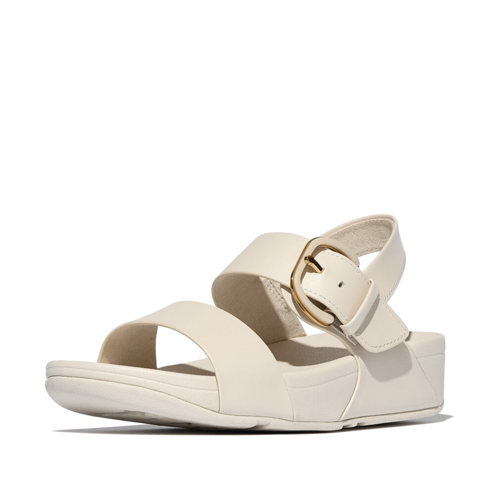 FitFlop LULU Resin-Buckle Leather Back-starp Sandals