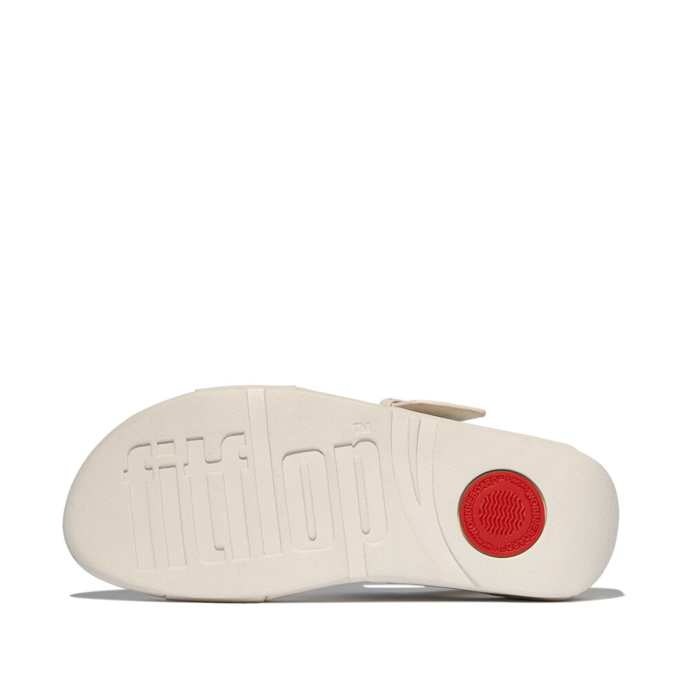 FitFlop LULU Resin-Buckle Leather Back-starp Sandals