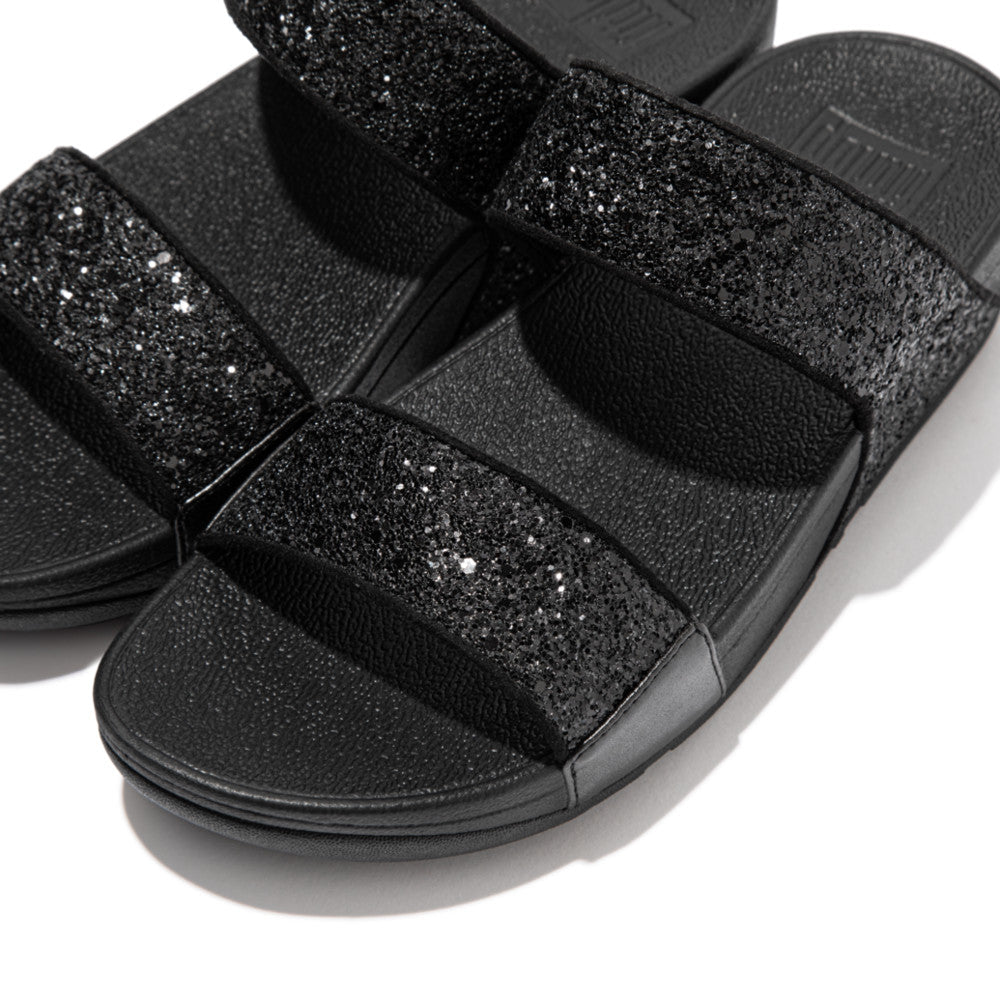FitFlop FitFlop LULU Glitter Slide Sandals    