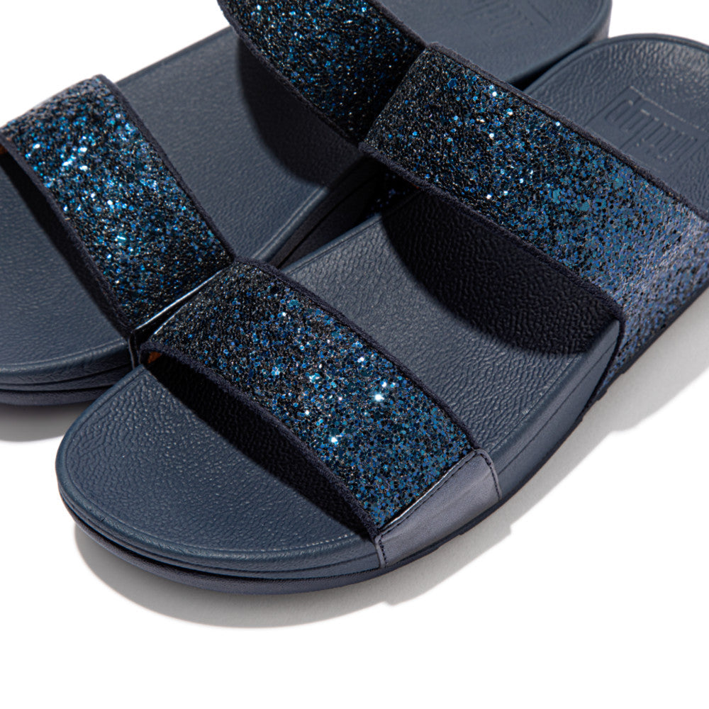 FitFlop FitFlop LULU Glitter Slide Sandals    