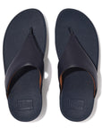 FitFlop Lulu Leather Toe-Post Sandals Microwobbleboard