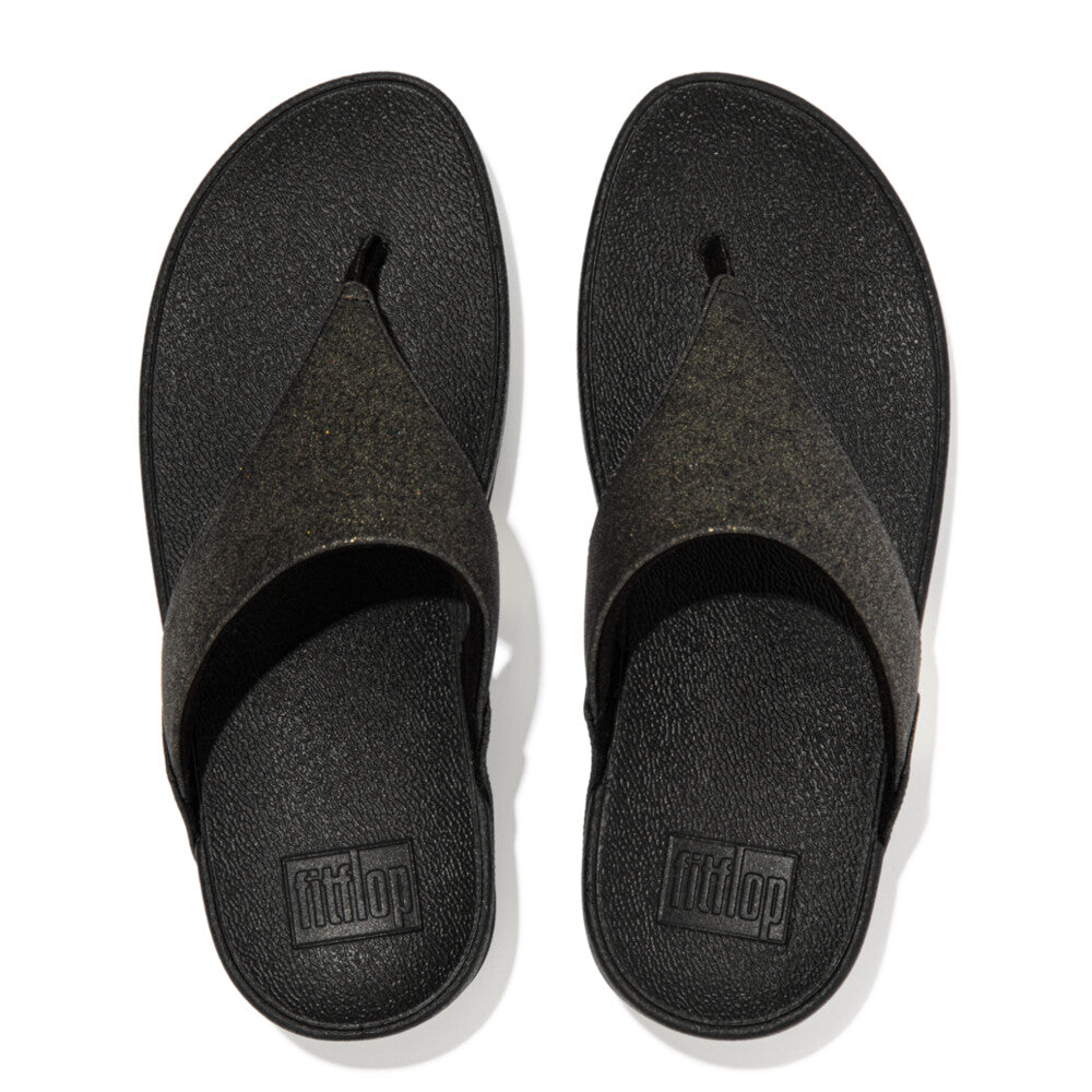 FitFlop Lulu Shimmer Toe-Post Microwobbleboard