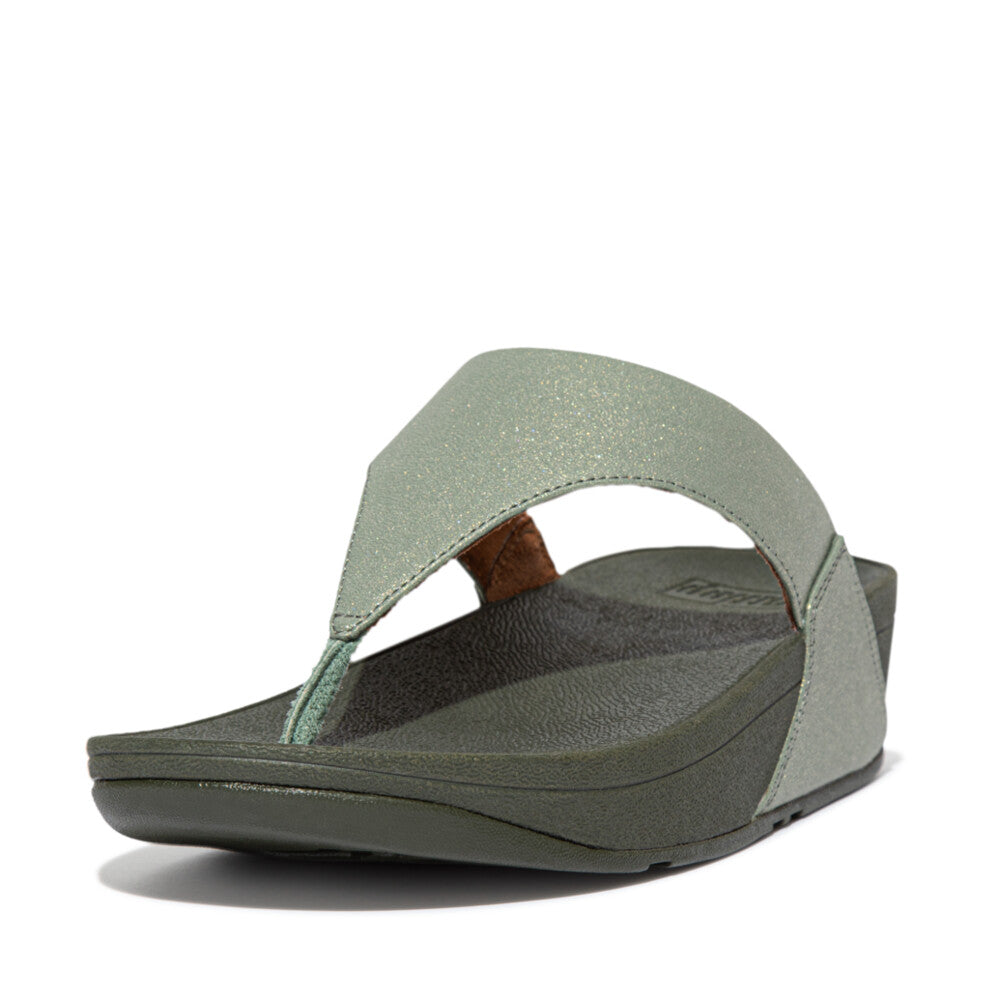 FitFlop Lulu Shimmer Toe-Post Microwobbleboard