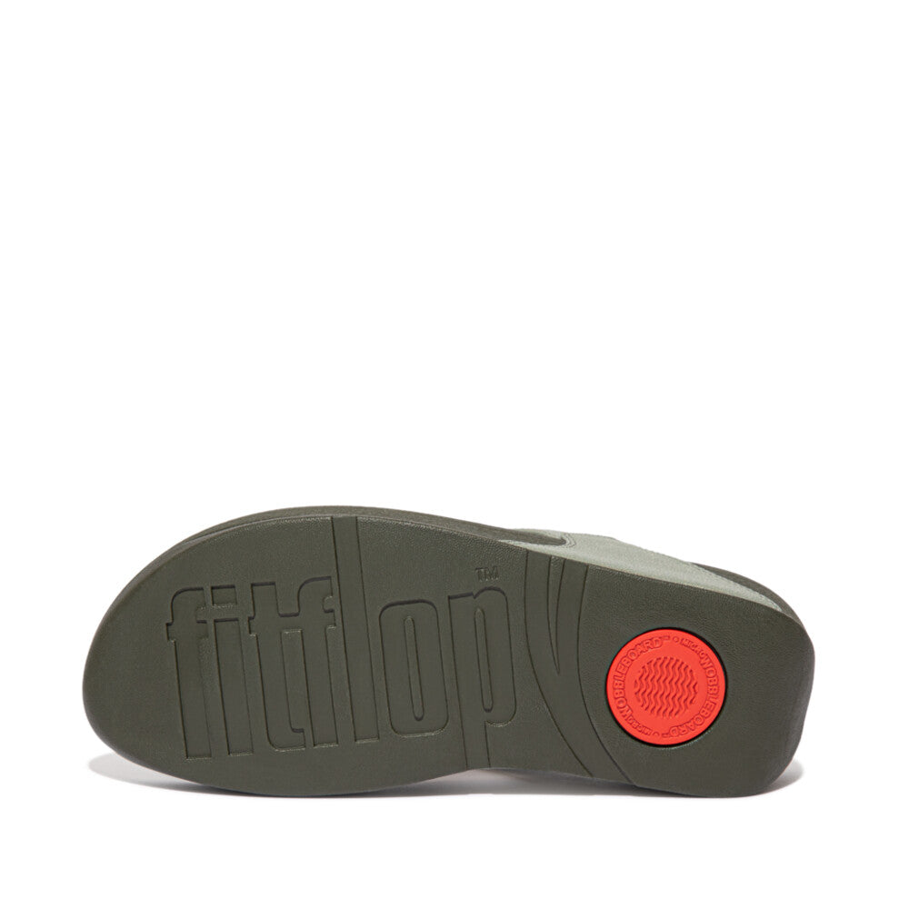 FitFlop Lulu Shimmer Toe-Post Microwobbleboard