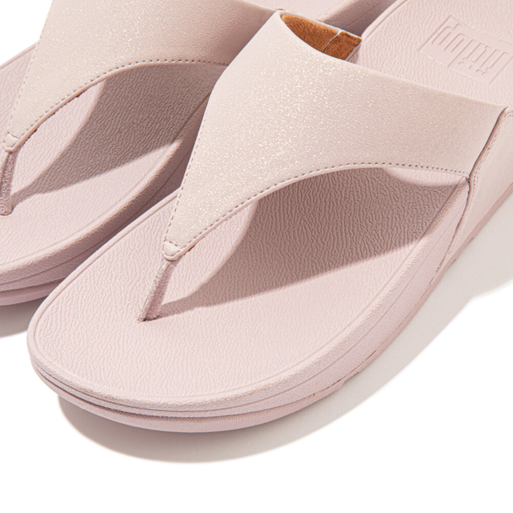 FitFlop Lulu Shimmer Toe-Post Microwobbleboard