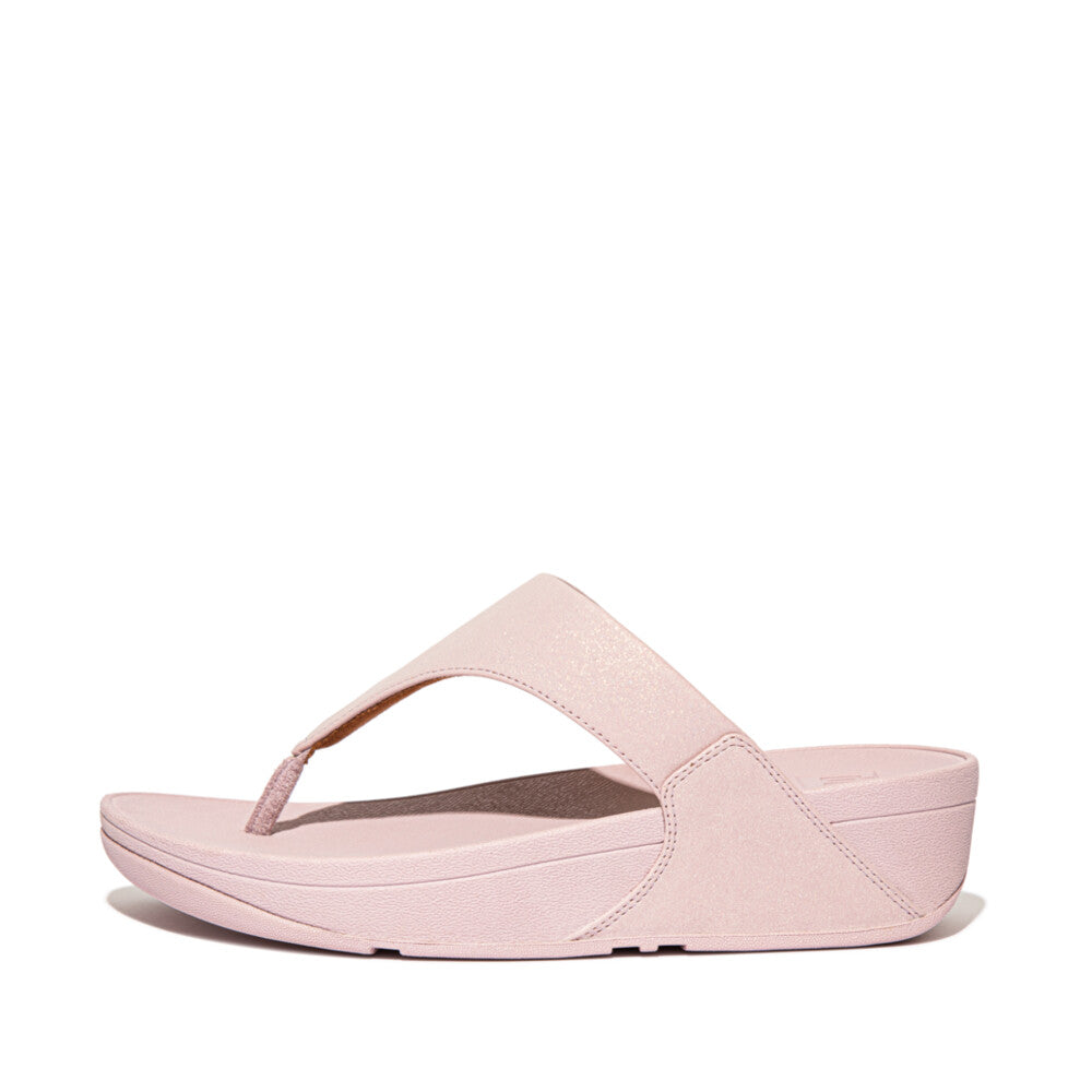 FitFlop Lulu Shimmer Toe-Post Microwobbleboard Soft Lilac 4