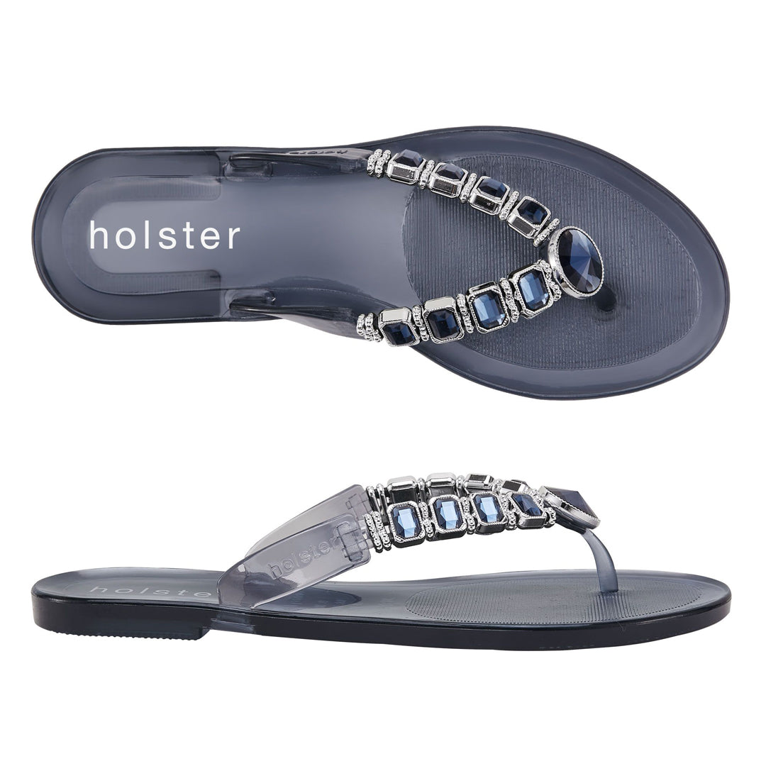 Holster Fashion South Africa Holster Miranda Sandal Clear Midnight Blue UK3
