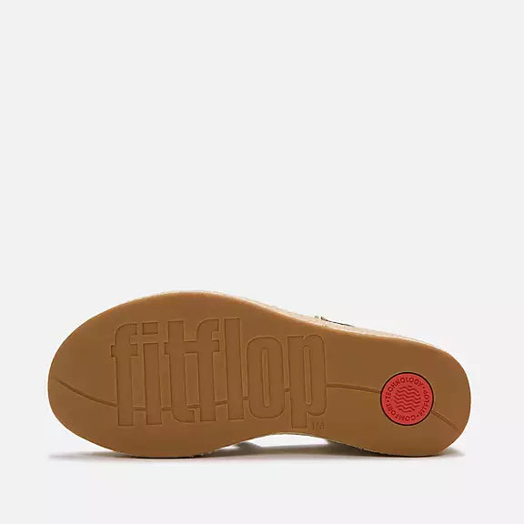 PLATFFORMS Leather Espadrille Wedge Sandals