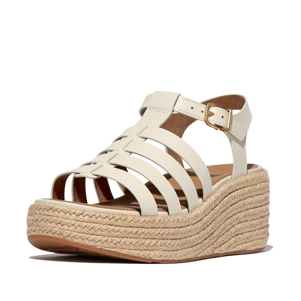 Trenton PLATFFORMS Espadrille Leather Fisherman Wedge Sandals