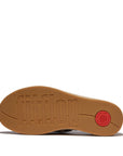 FitFlop PLATFFORMS Espadrille Metallic-Leather Wedge Slides Slide
