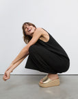 FitFlop PLATFFORMS Espadrille Metallic-Leather Wedge Slides Slide